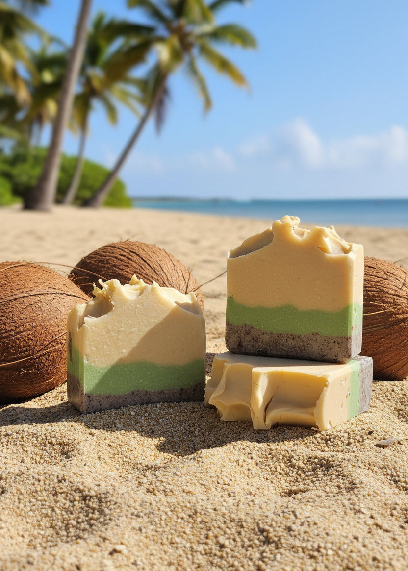 Coconut Lemongrass Exfoliating Bar (Pre-order. Ships Feb 1)