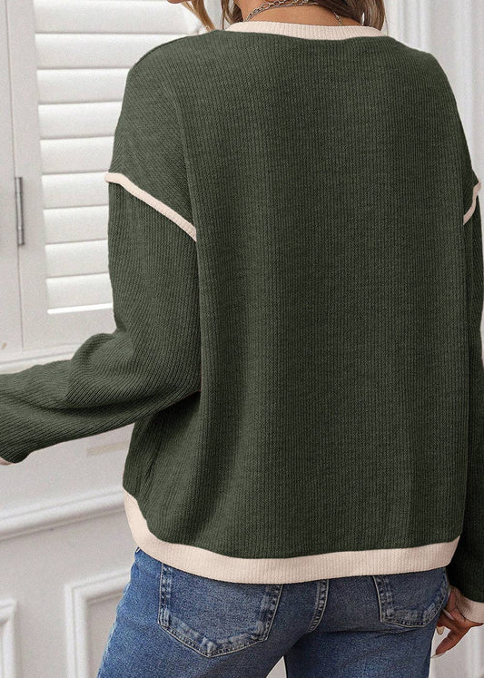 “Merry” Sequin Patch Top