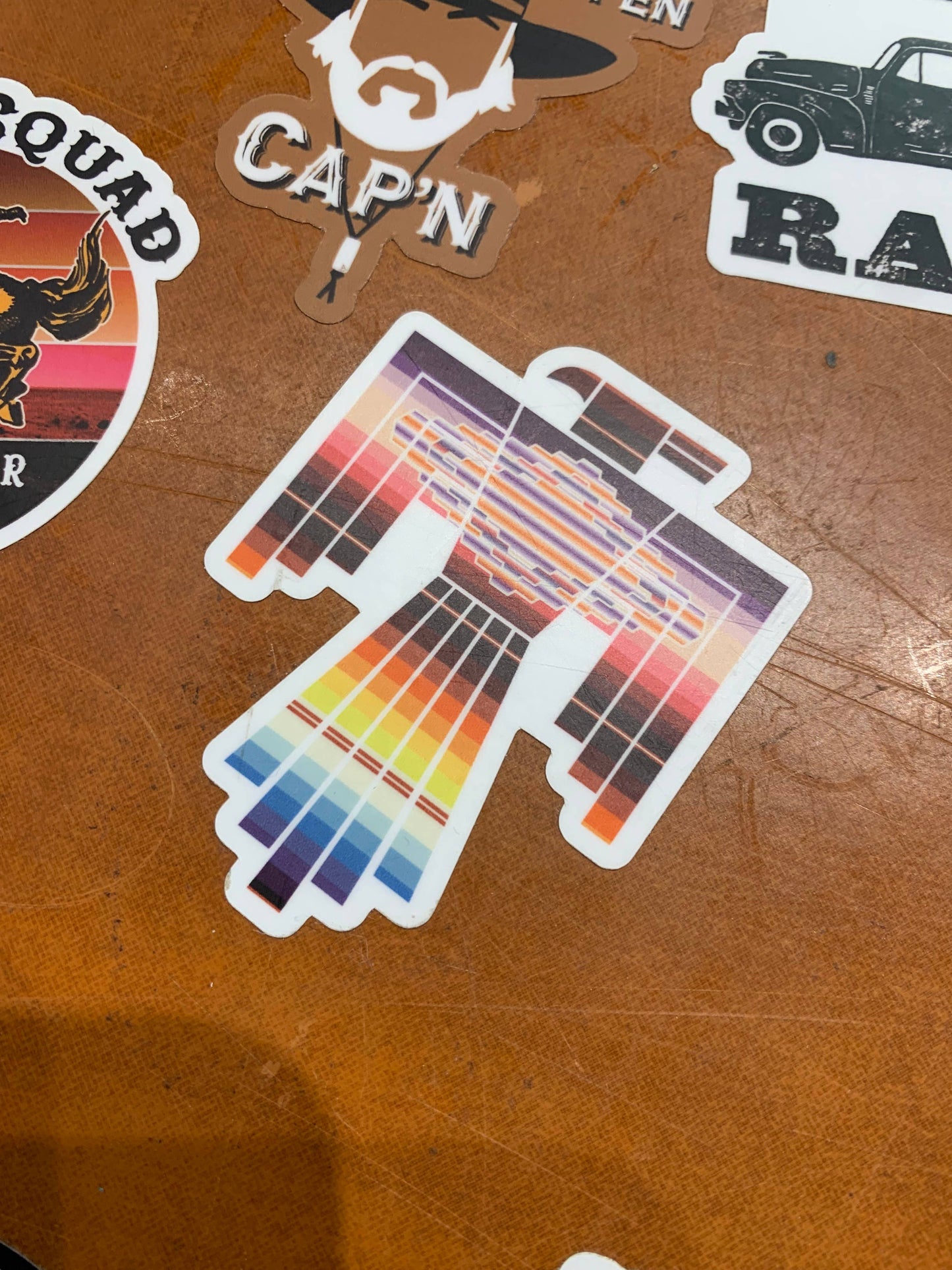Serape Thunderbird Sticker