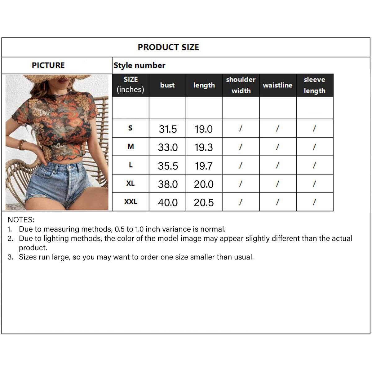 Wild Bloom Mesh Crop Top