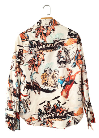 🤠 Double Trouble: Western Cowgirl Graphic Shirt
