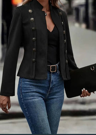 Frontier Luxe Double-Breasted Jacket