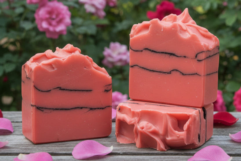 Rose Clay and Charcoal Soap (Pre-order. Ships Feb 1)