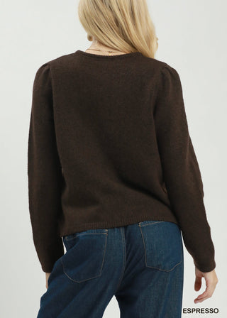 Soft Knit Button Front Cardigan Sweater