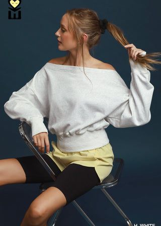 Off Shoulder Pullover Top