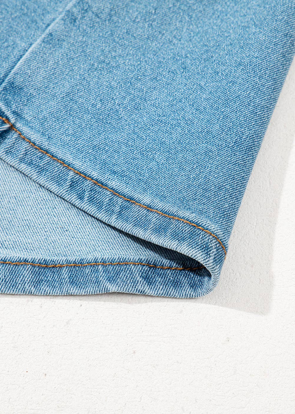 Bowknot Denim Mini Skirt