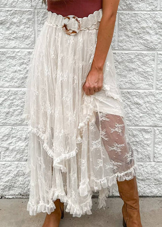 Whispering Prairie Lace Skirt