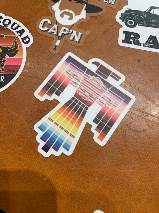 Serape Thunderbird Sticker