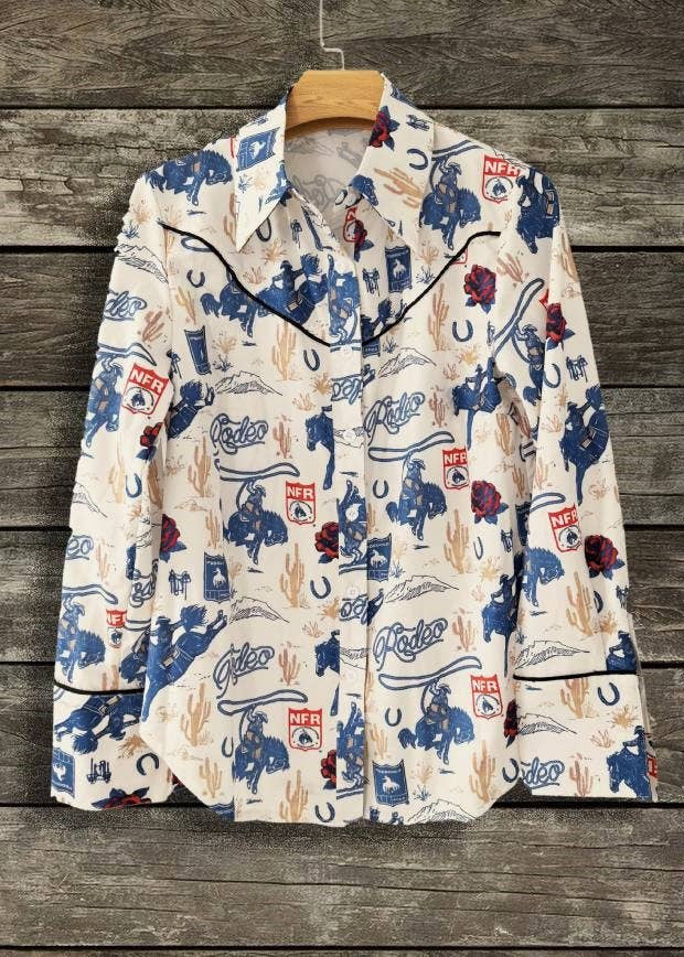 🤠 Double Trouble: Western Cowgirl Graphic Shirt (Available Feb. 10)