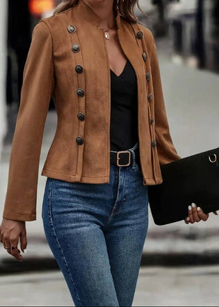 Frontier Luxe Double-Breasted Jacket