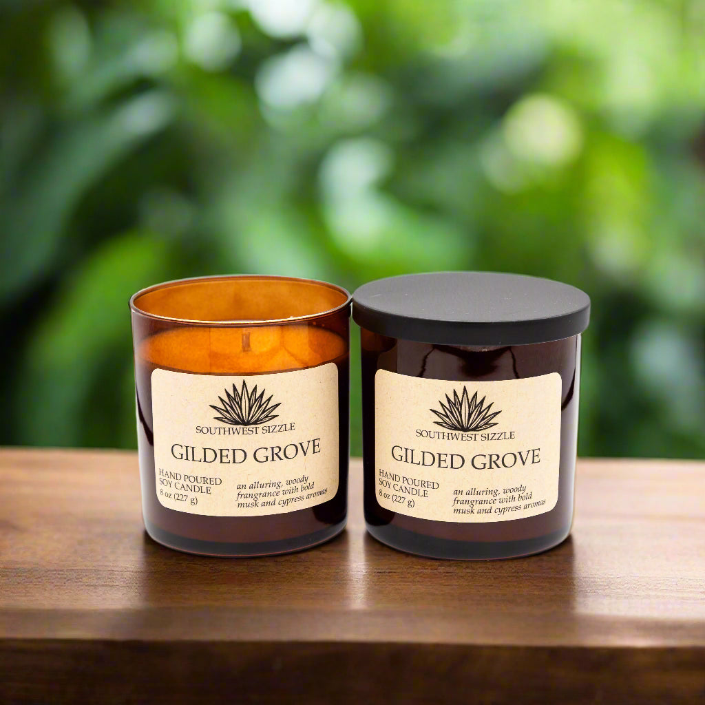8 oz. Soy Candle (brown)