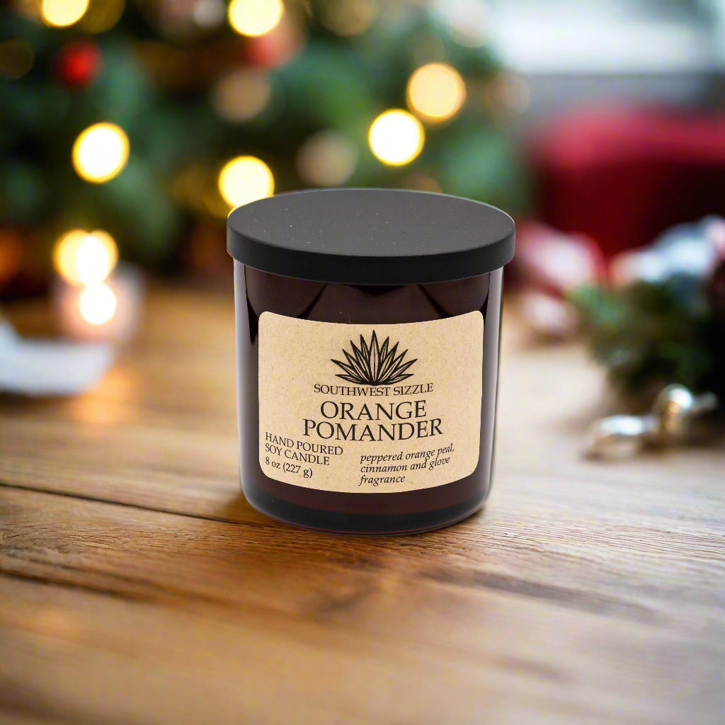 8 oz. Soy Candle (brown)