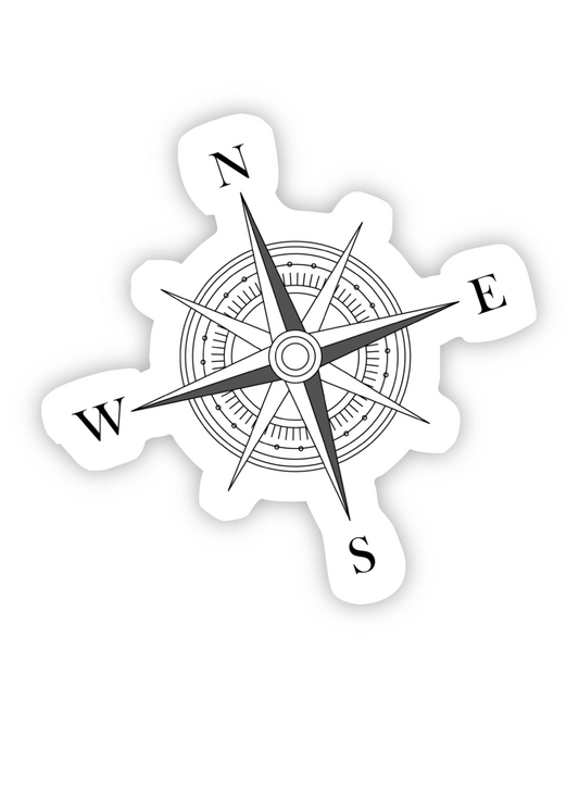 Compass Sticker
