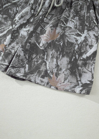 Floral patterned fabric on a white background