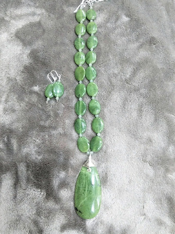 Jade Necklace Set