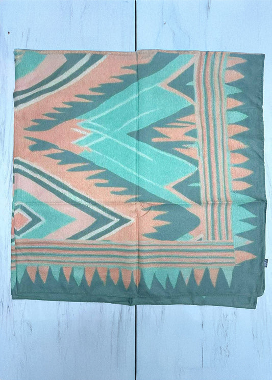 Canyon Echoes Geometric Scarf